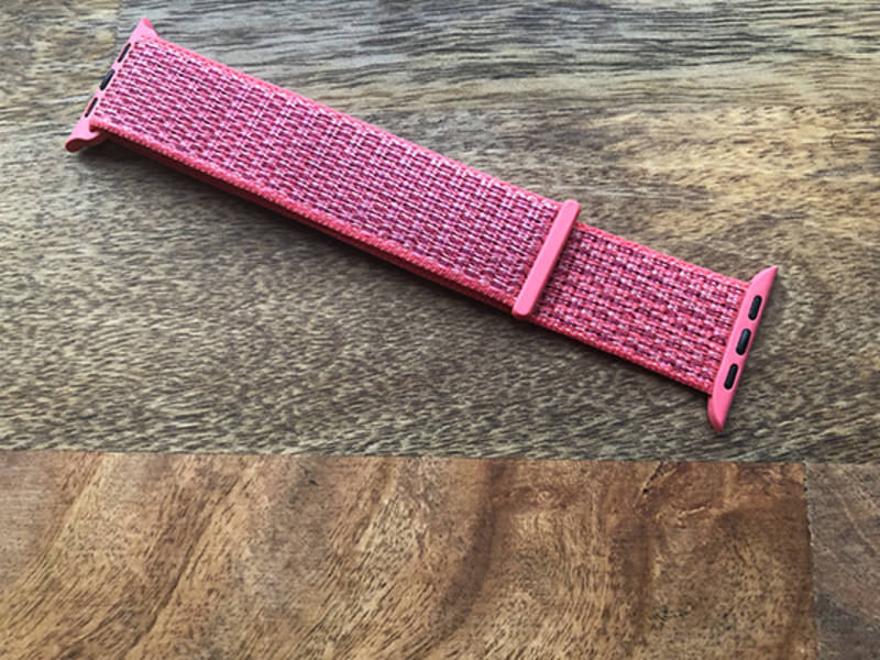 Спортивная нейлоновая петля для Apple Watch (гибискус)