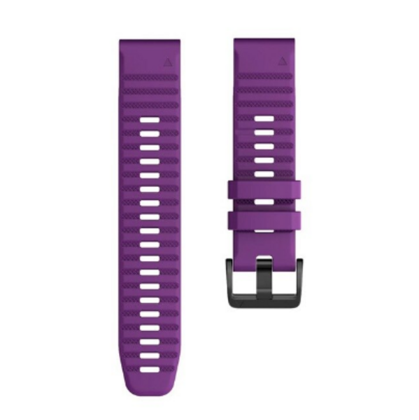 Силиконовый ремешок для Garmin Fenix 6 (фиолетовый)
