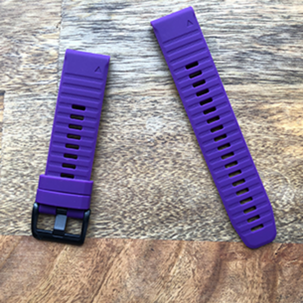 Силиконовый ремешок для Garmin Fenix 6 (фиолетовый)