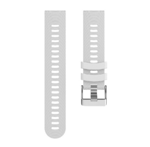 Силиконовый ремешок для Garmin Forerunner 245/645 / Vivoactive 3 / Vivomove HR / Veno (белый)