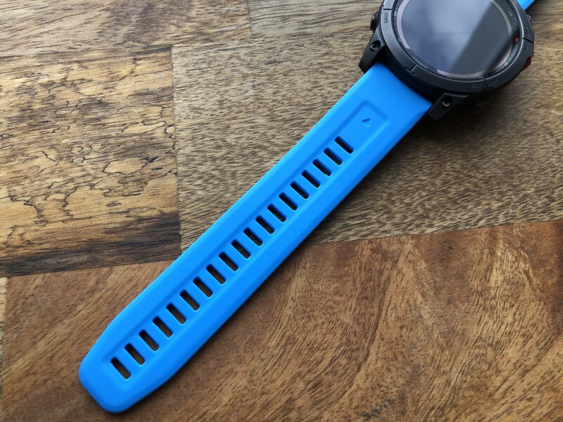 Силиконовый ремешок для Garmin Fenix 7X (голубой)