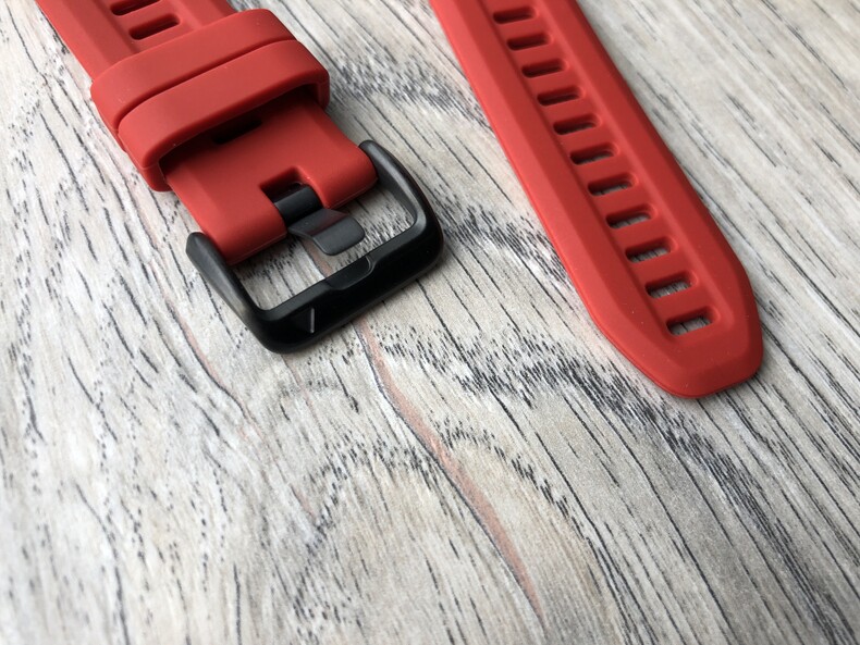 Силиконовый ремешок для Garmin Fenix 7S (красный)