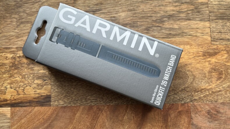 Оригинальный силиконовый ремешок Garmin Quickfit 26 mm (Granite Blue) 010-13117-05
