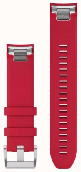 Оригинальный премиальный силиконовый ремешок Garmin MARQ Quickfit 22 mm (Plasma Red) 010-12738-17