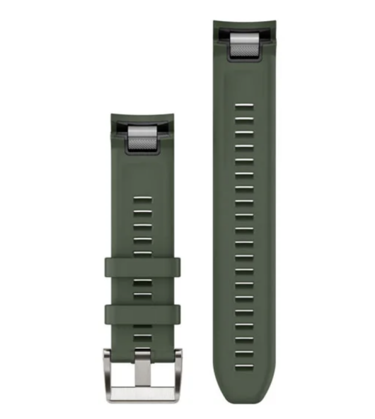 Оригинальный премиальный силиконовый ремешок Garmin MARQ Quickfit 22 mm (Pine Green) 010-13225-01
